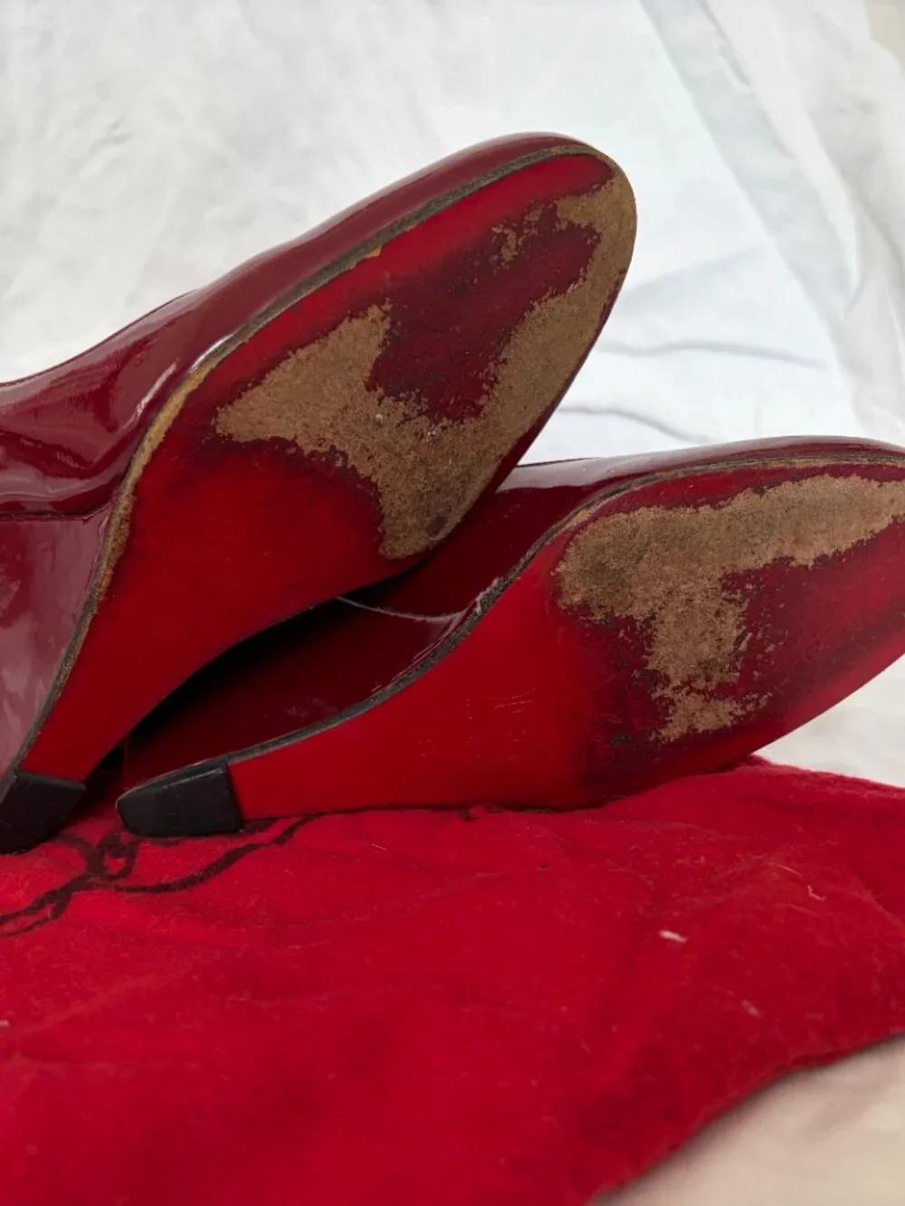Christian Louboutin Patent Wedge